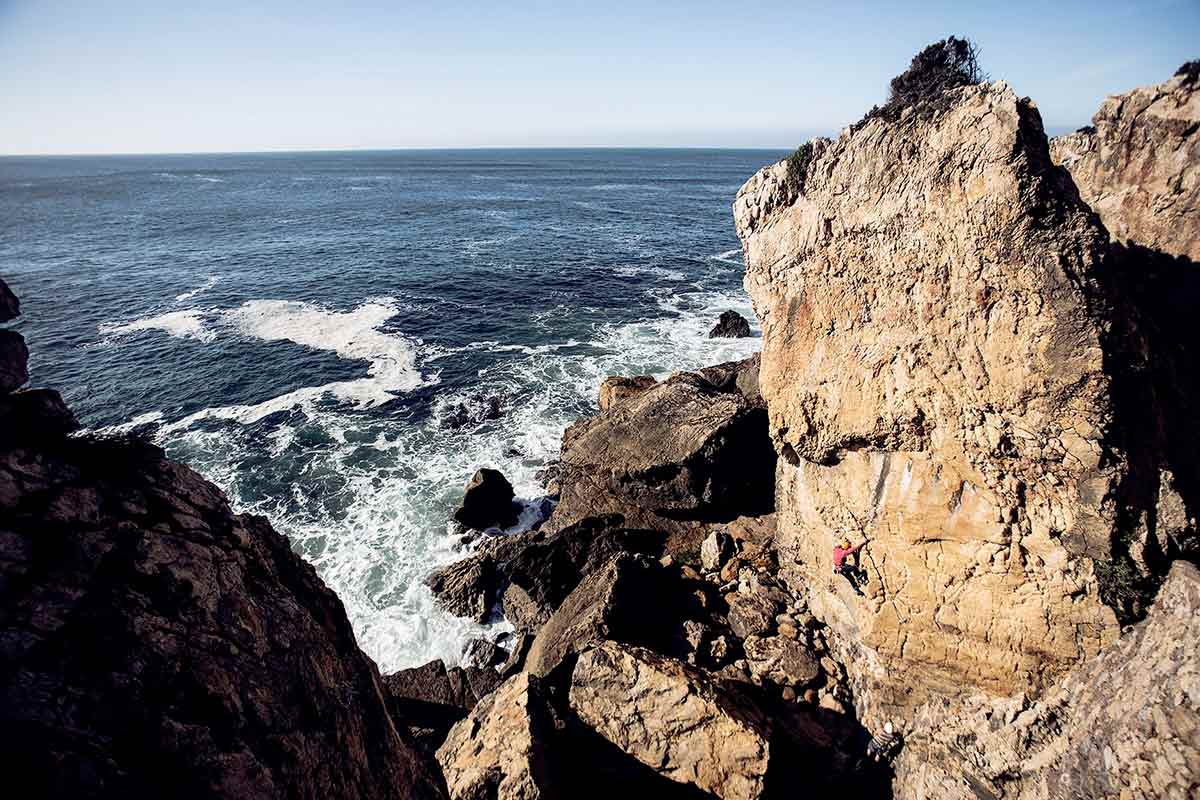 Kletterkurs am Meer an Kletterspots in Portugal