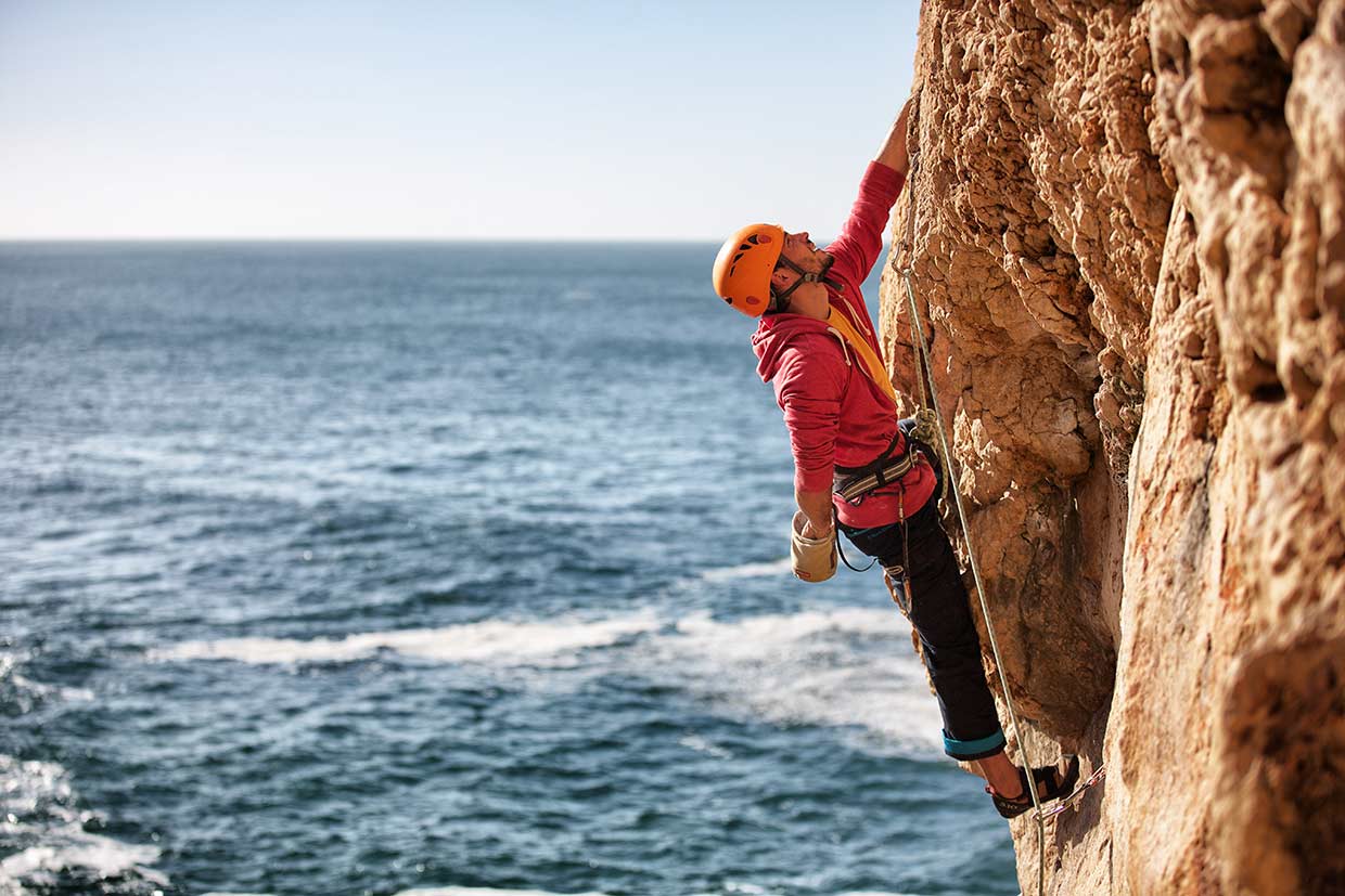 Climbing course in Portugal